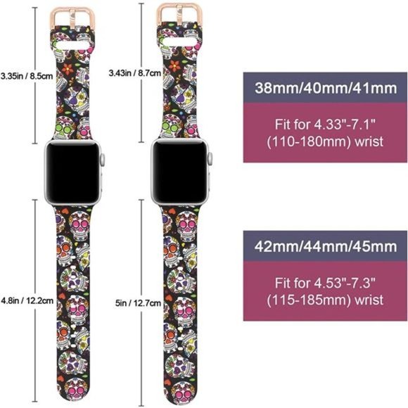NEW Skull Apple Watch Band main image 4